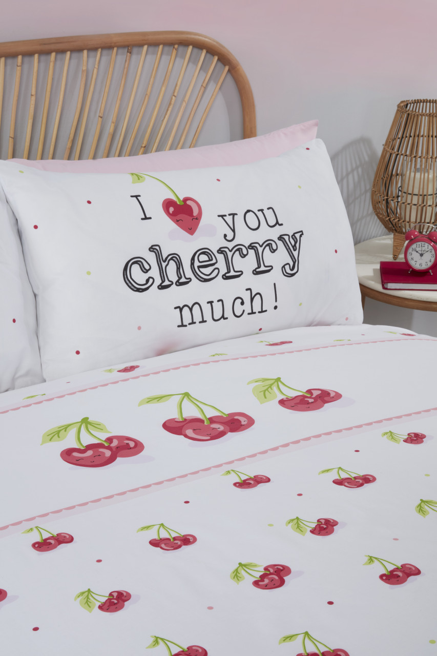 Cherry Much Duvet Set Rapport Home